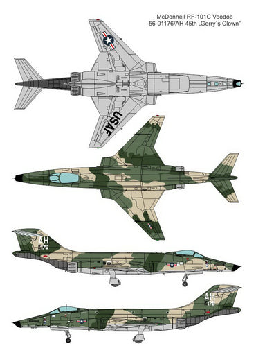 Valom VAL14439 1:144 McDonnell RF-101C Voodoo new mould in 2024