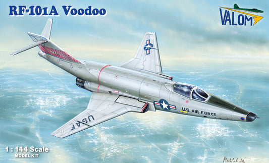 Valom VAL14441 1:144 McDonnell RF-101A Voodoo re-box, new decals