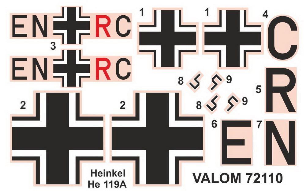 Valom VAL72110 1:72 Heinkel He-119A
