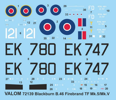 Valom VAL72139 1:72 Blackburn Firebrand TF Mk.5