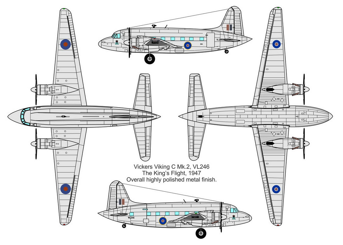 Valom VAL72148 1:72 Vickers Viking C Mk.2 'Royal Flight'