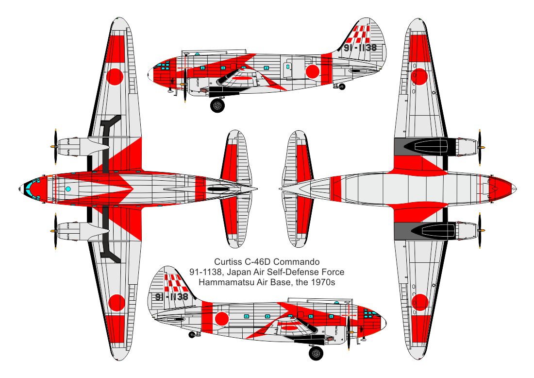 Valom VAL72151 1:72 Curtiss C-46D Commando