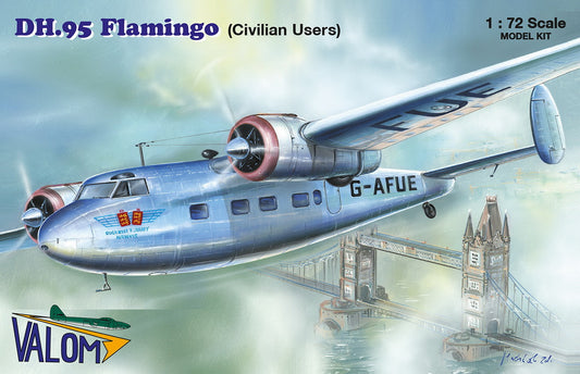 Valom VAL72156 1:72 de Havilland DH.95 Flamingo