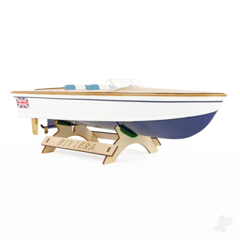 The Wooden Model Boat Company Riviera Motor Boat Kit 400mm 1000