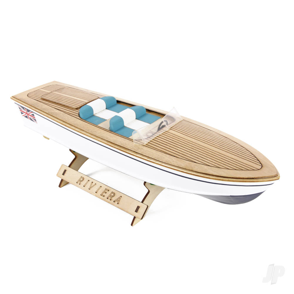 The Wooden Model Boat Company Riviera Motor Boat Kit 400mm 1000