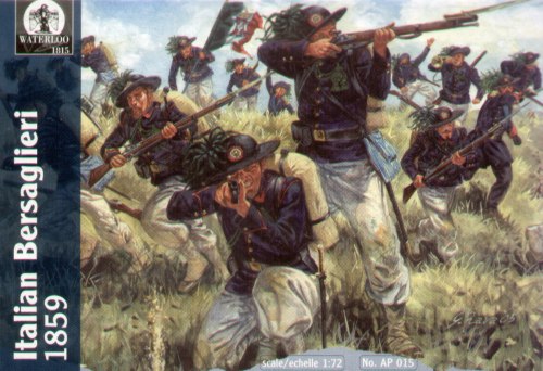 Waterloo 1815 WLAP015 1:72 Italian Bersaglieri 1859
