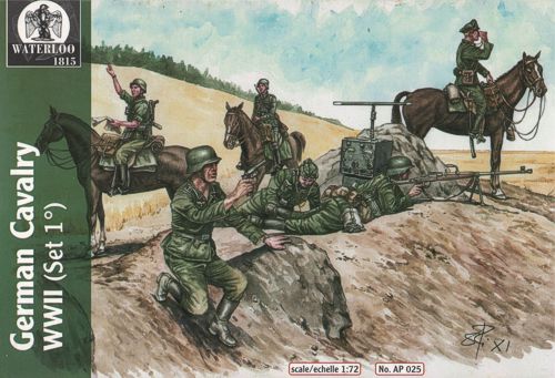 Waterloo 1815 WLAP025 1:72 GERMAN SS CAVALRY WWII