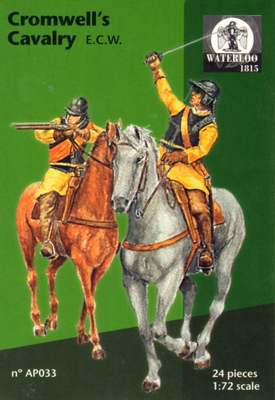 Waterloo 1815 WLAP033 1:72 CROMWELL'S CAVALRY 4 POSES FOR 12 HORSEMEN