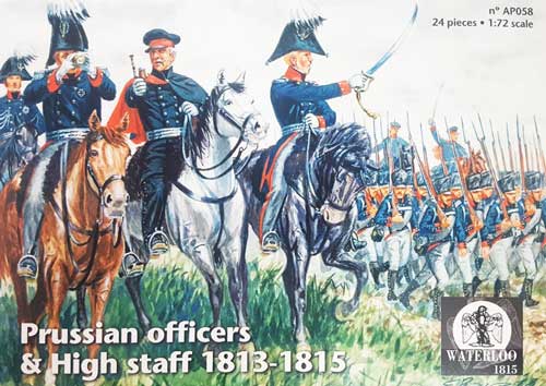 Waterloo 1815 WLAP058 1:72 Prussian mounted staff 1813-15