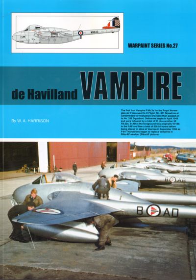 Warpaint Series WPS27 de Havilland Vampire