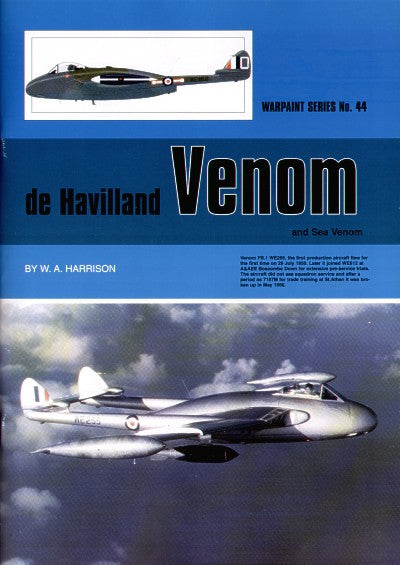 Warpaint Series WPS44 de Havilland Venom and Sea Venom