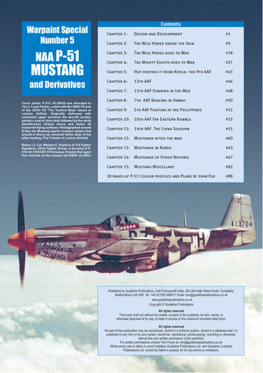 Warpaint Series WPSSP05 Warpaint Special no 5 North-American P-51 Mustang