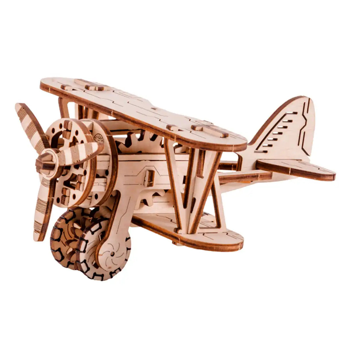 Wooden City WR304 Bi-Plane 3D Wooden Model Kit