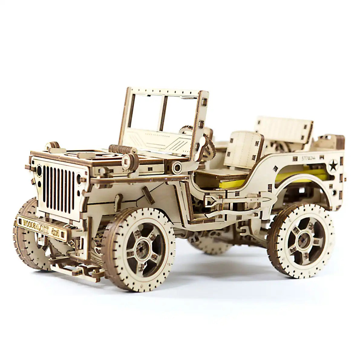 Wooden City WR309 4x4 Jeep 3D Wooden Model Kit