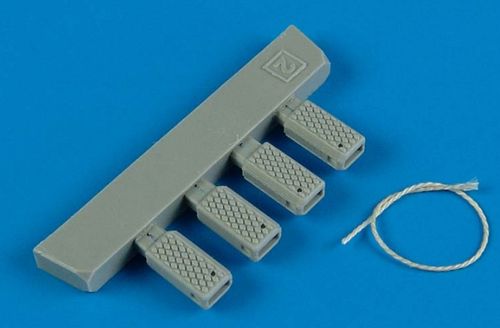 Wheeliant WT148002 1:48 US.Navy polyurethane wheel chock with nylon thread