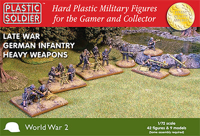 Plastic Soldier WW2020005 Late War German Heavy Weapons 1:72