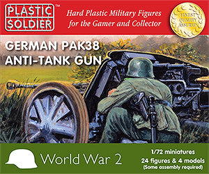 The Plastic Soldier Company WW2G20003 1:72 German Pak-38 anti tank gun