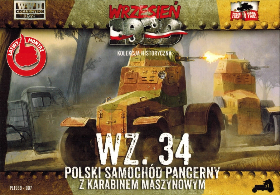 First To Fight Kits FTF007 1:72 Wz.34 Polish Armored Car