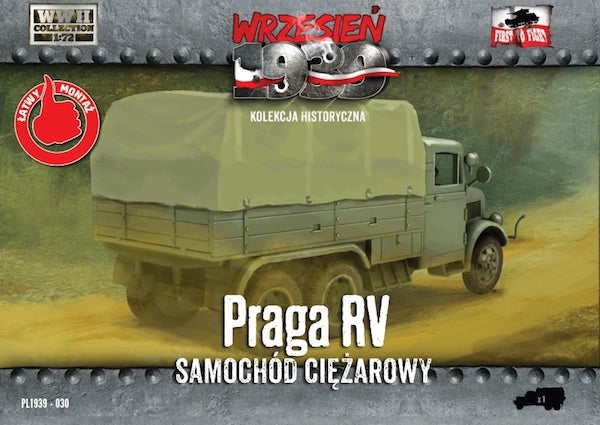 First To Fight Kits FTF030 1:72 Praga RV lorry/truck 1939