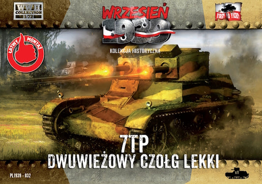 First To Fight Kits FTF032 1:72 Polish 7TP double turret Polish light tank