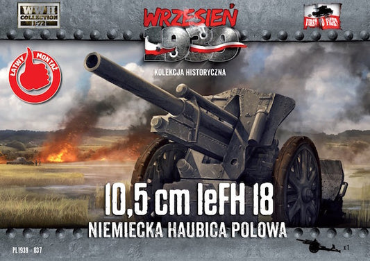 First To Fight Kits FTF037 1:72 10,5cm leFH 18 German Field Howitzer