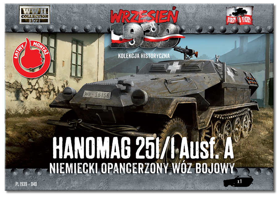 First To Fight Kits FTF040 1:72 Sd.Kfz.251/1 Ausf.A
