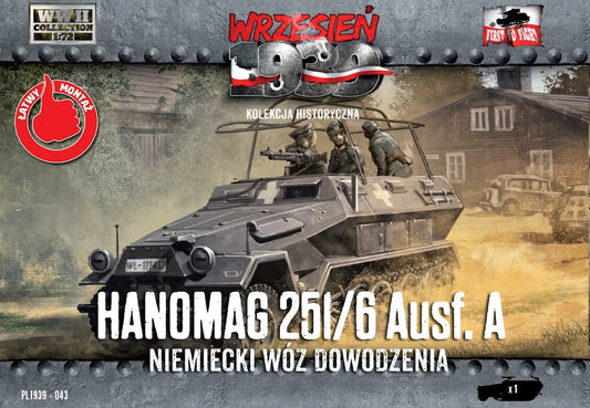 First To Fight Kits FTF043 1:72 German Sd.Kfz.251/6 Ausf.A half-track