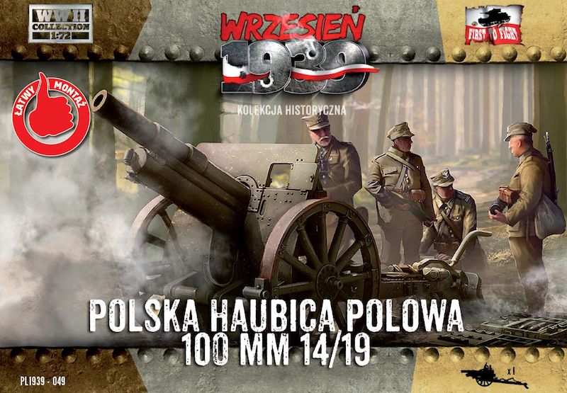 First To Fight Kits FTF049 1:72 Skoda 100mm 14/19 Polish Howitzer