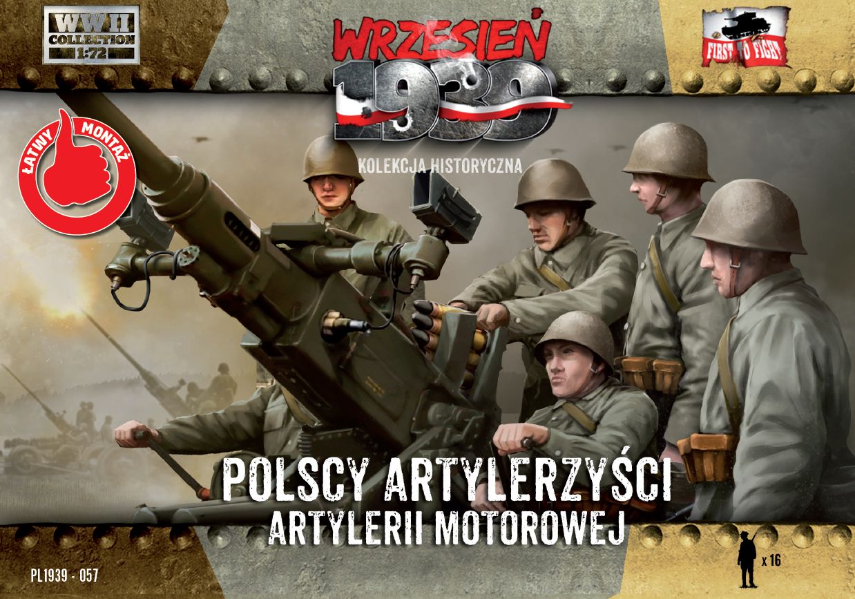First To Fight Kits FTF057 1:72 Polish Anti-Aircraft Gun Crew