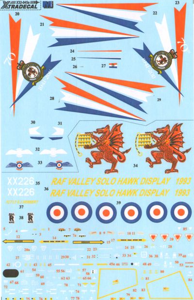 Xtradecal X32045 1:32 BAe Hawk T.1A
