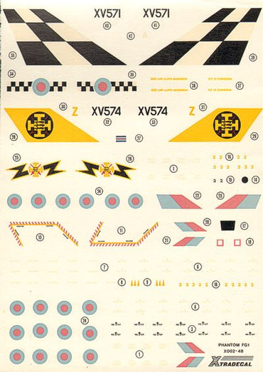 Xtradecal X48002 1:48 Recently found! McDonnell-Douglas FG.1 Phantom