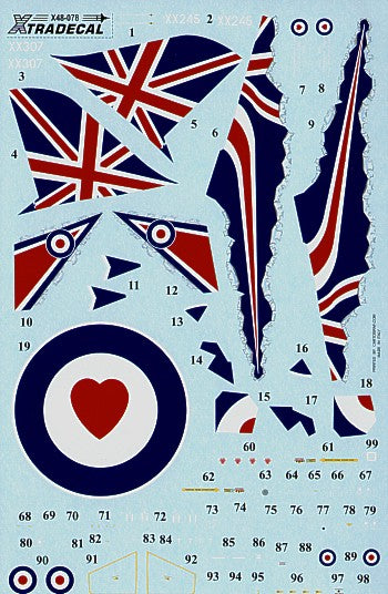 Xtradecal X48078 1:48 BAe Hawk T.1