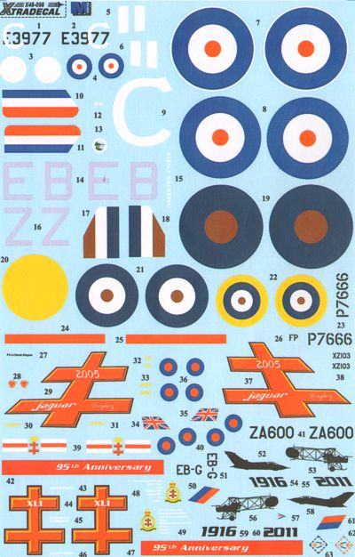 Xtradecal X48098 1:48 RAF History 41 Sqn Pt 1