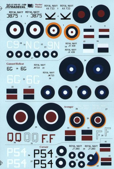 Xtradecal X48103 1:48 Yanks with Roundels Part 2 U.S