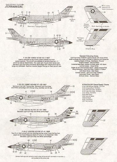 Xtradecal X72027 1:72 McDonnell F-3B/H Demon