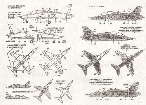 Xtradecal X72031 1:72 BAe Hawk T.1/T.1A