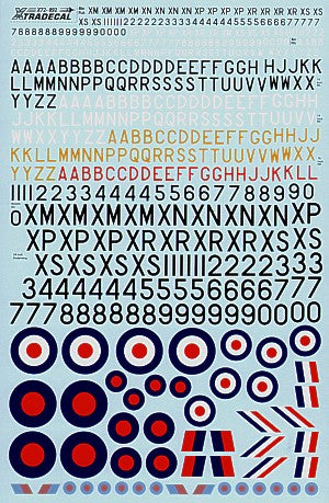 Xtradecal X72092 1:72 BAC/EE Lightning Customising decal
