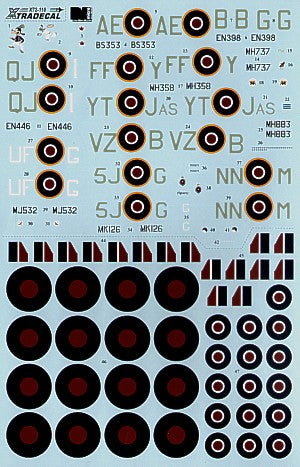 Xtradecal X72110 1:72 Supermarine Spitfire Mk.IXc