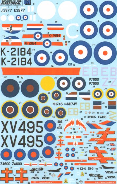 Xtradecal X72138 1:72 RAF History 41 Sqn Pt 1