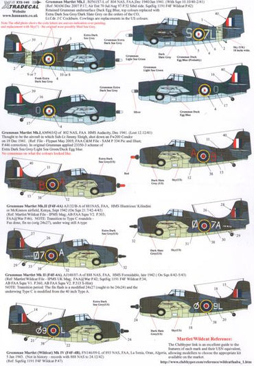 Xtradecal X72140 1:72 Re-printed Yanks with Roundels