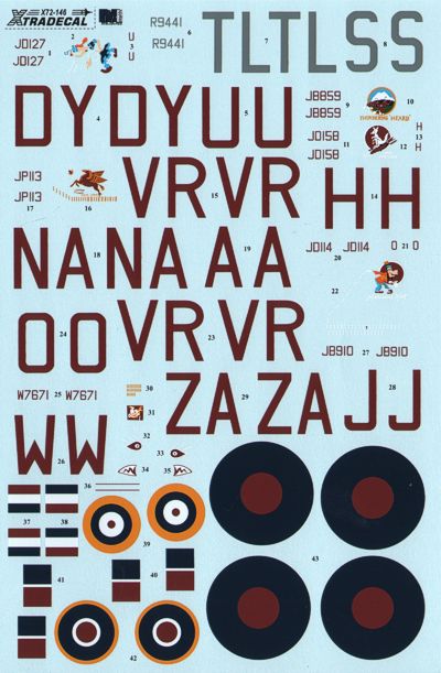 Xtradecal X72146 Handley-Page Halifax B.II Series 1A Special 1:72