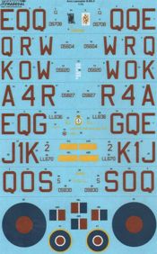 Xtradecal X72176 1:72 Avro Lancaster B.II 1943