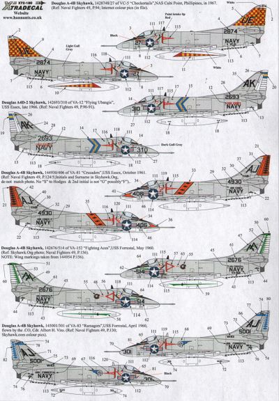 Xtradecal X72180 1:72 Douglas A-4B Skyhawk Part 2