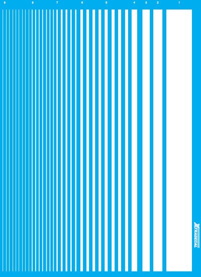 Xtradecal XPS2 Parallel Stripes White