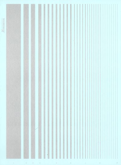 Xtradecal XPS3 Parallel Stripes Silver