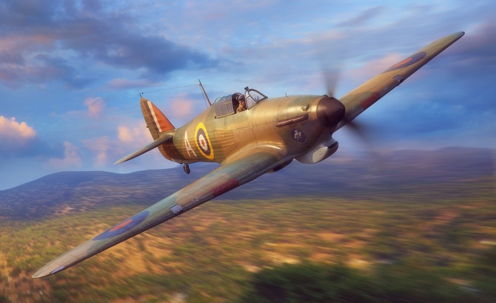 FLY YLF32017 1:32 Hawker Hurricane Mk.I Tropical version RAF