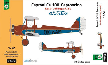 FLY YLF72036 1:72 Caproni Ca.100 Caproncino Italian Training aircraft OK-WAM