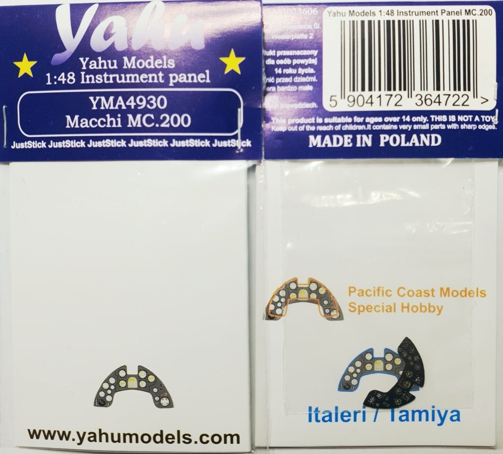 Yahu Models YMA4930 1:48 Macchi C.200