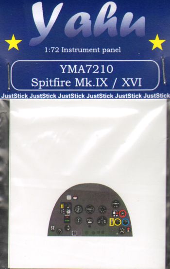 Yahu Models YMA7210 Spitfire Mk.IX/XVI Instrument Panel 1:72