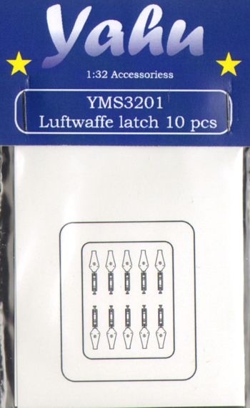 Yahu Models YMS3201 1:32 Luftwaffe latch 10 pcs